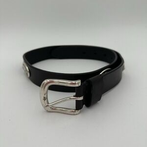 Arkansas Razorbacks Women's Brown Leather Waist Belt College Football Hog Logo